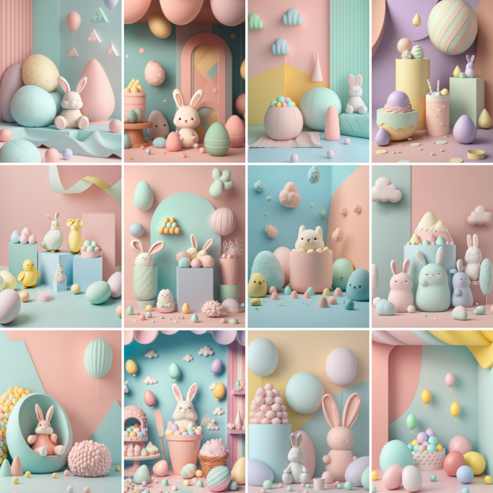 15 Easter Bunny Backdrops